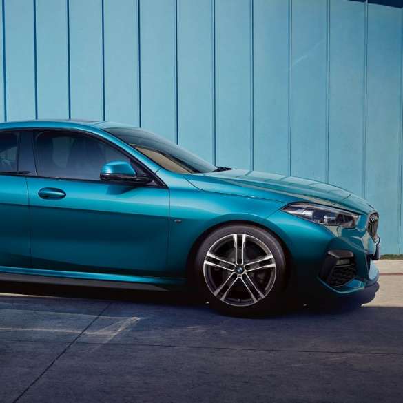 Coupé silhouette BMW 2 Series Gran Coupé Coupé silhouette BMW 2 Series Gran Coupé Snapper Rocks Blue metallic F44 2020 side view