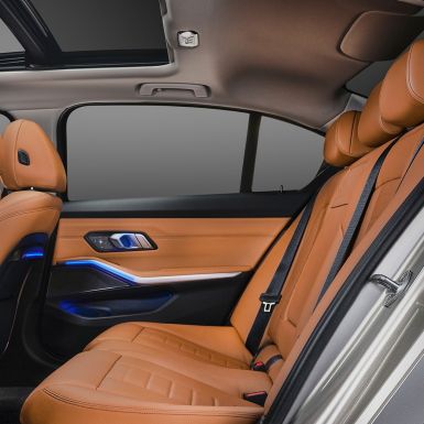 BMW 3 Series Gran Limousine G28 2021 comfortable rear seats BMW 3 Series Gran Limousine G28 2021 comfortable rear seats leather 'Vernasca' Cognac