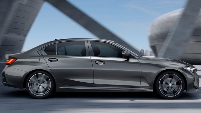 BMW 3 Series Gran Limousine G28 2021 silhouette BMW 3 Series Gran Limousine G28 2021 Cashmere Silver metallic silhouette side view