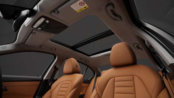 Panorama glass roof BMW 3 Series Gran Limousine G28 2021 Panorama glass roof BMW 3 Series Gran Limousine G28 2021 interior