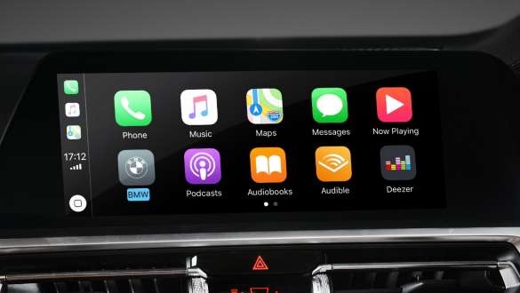 Preparation for Apple CarPlay® BMW 3 Series gran-limousine G28 2021 interior Preparation for Apple CarPlay® BMW 3 Series gran-limousine G28 2021 interior control display