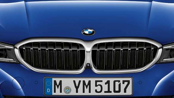 BMW 3 Series, double kidney grille. BMW 3 Series, double kidney grille.