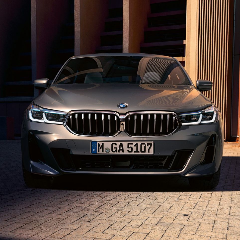 Front BMW 6 series Front design BMW 6 series 640i xDrive G32 2020 Bernina Grey front view