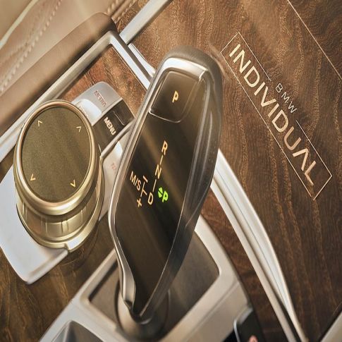 BMW Individual 7 Series Sedan high-quality interior BMW Individual 7 Series Sedan high-quality interior in black
