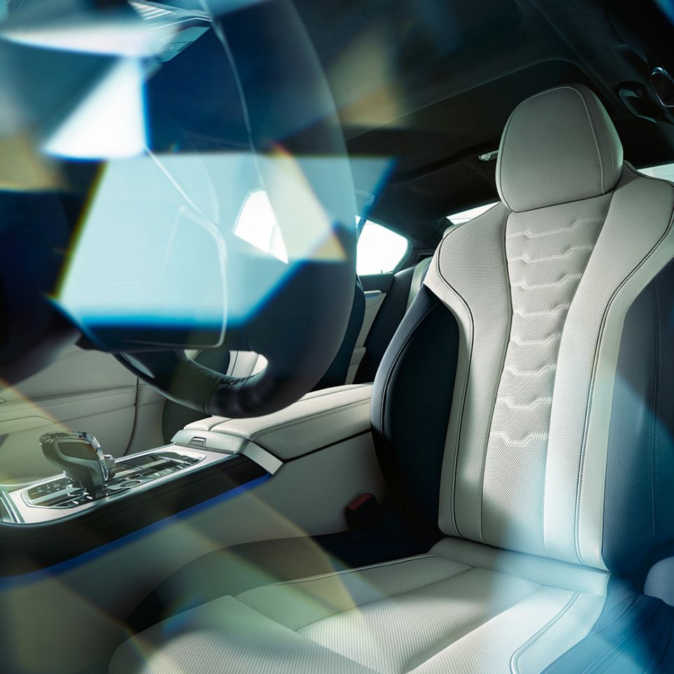 Interior design upholstery BMW 8 Series Gran Coupé, Interior design upholstery