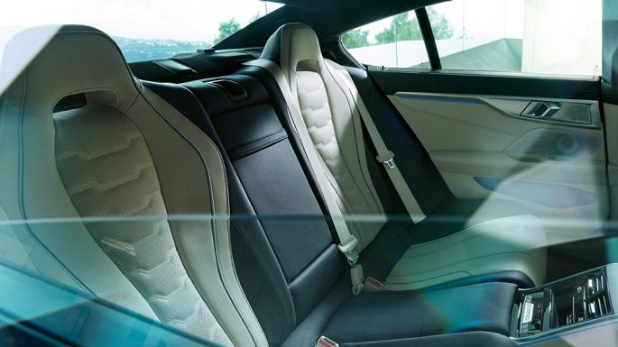 Interior design rear BMW 8 Series Gran Coupé, interior design rear