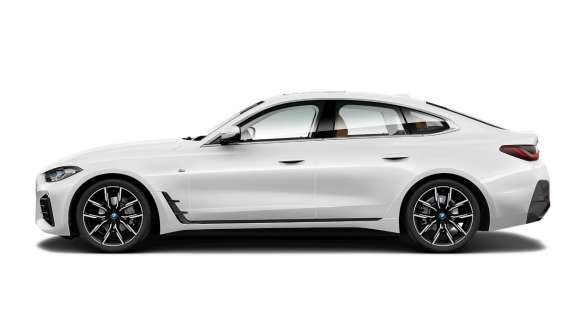 BMW i4 eDrive40 G26 2021 Mineral White side view BMW i4 eDrive40 G26 2021 Mineral White side view