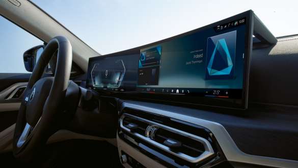 BMW Curved Display BMW i4 G26 2021 BMW Curved Display BMW i4 G26 2021 Control Display interior