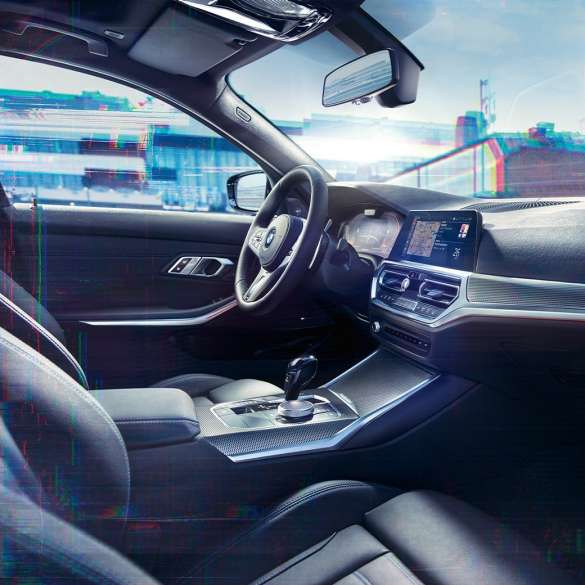 Interior BMW M340i xDrive Sedan BMW M340i xDrive Sedan G20 Sapphire Black metallic interior