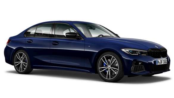 M Aerodynamics package BMW M340i xDrive 50 Jahre M edition M Aerodynamics package BMW M340i xDrive 50 Jahre M edition G20 Sapphire Black metallic close-up view