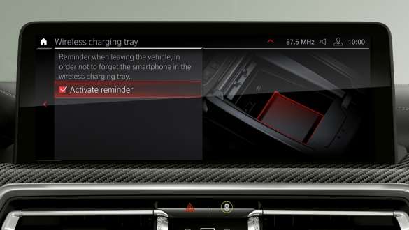 BMW X3 M Automobiles F97 G01 LCI Facelift Telephony with wireless charging Control Display BMW X3 M Automobiles F97 G01 LCI Facelift Telephony with wireless charging Control Display