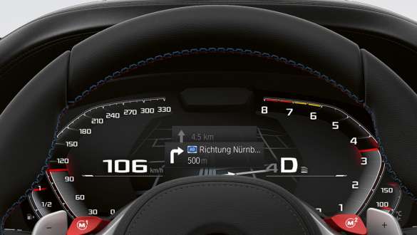 M specific instrument combination BMW M5 Competition F90 2020 M specific instrument combination BMW M5 Competition F90 LCI Facelift 2020 cockpit