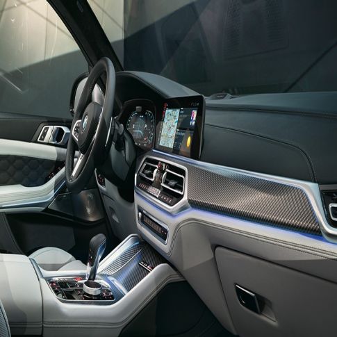 BMW X5 M Competition centre console with M gear selector BMW X5 M Competition centre console with M gear selector F95 interior