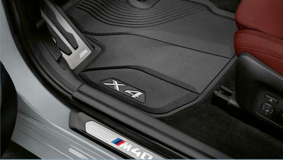 The New BMW X4 Black Shadow Edition G02 BMW Floor mats all-weather front The New BMW X4 Black Shadow Edition G02 BMW Floor mats all-weather front