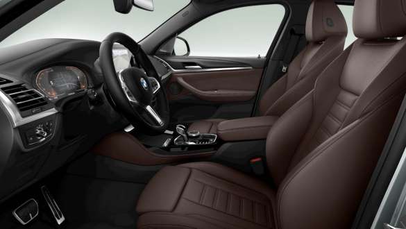 The New BMW X4 Black Shadow Edition G02 Sport seats for driver and front passenger The New BMW X4 Black Shadow Edition G02 Sport seats for driver and front passenger