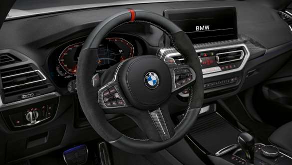 The New BMW X4 Black Shadow Edition G02 M Performance Steering wheel The New BMW X4 Black Shadow Edition G02 M Performance Steering wheel