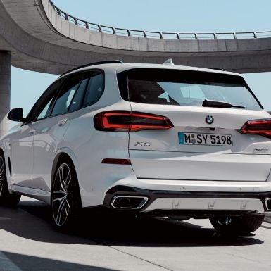BMW X5 from the rear BMW X5 from the rear