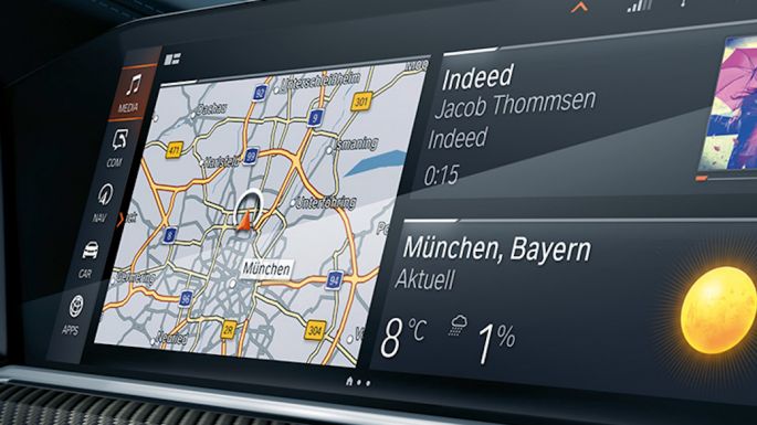 Cockpit with view of 12.3“ Displays. BMW X6 cockpit with view of 12.3“ Displays.