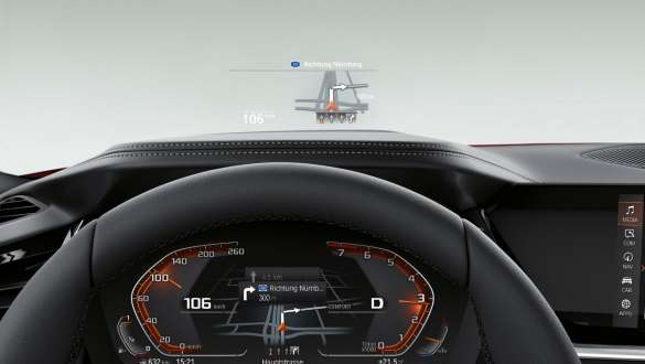BMW Z4 Roadster (G29) cockpit BMW Z4 Roadster (G29) with steering wheel, Head-Up Display and Control Display
