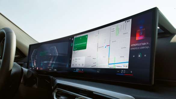 In-car smartphone integration with Android AutoTM In-car smartphone integration with Android AutoTM from BMW ConnectedDrive Control Display