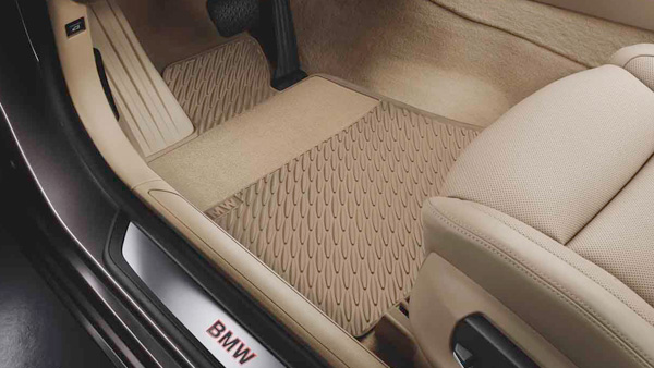 BMW floor mats in velour