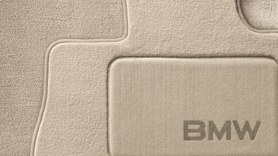 BMW floor mats in velour