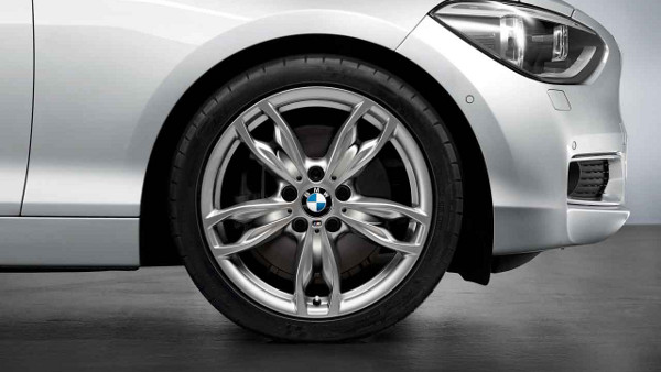 18 M light alloy wheels Double spoke style 436 M Spheric Grey