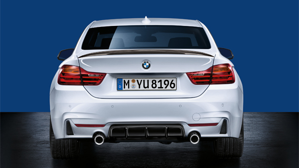 M Performance rear diffuser Black matt