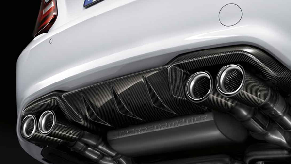 M Performance rear diffuser carbon fibre