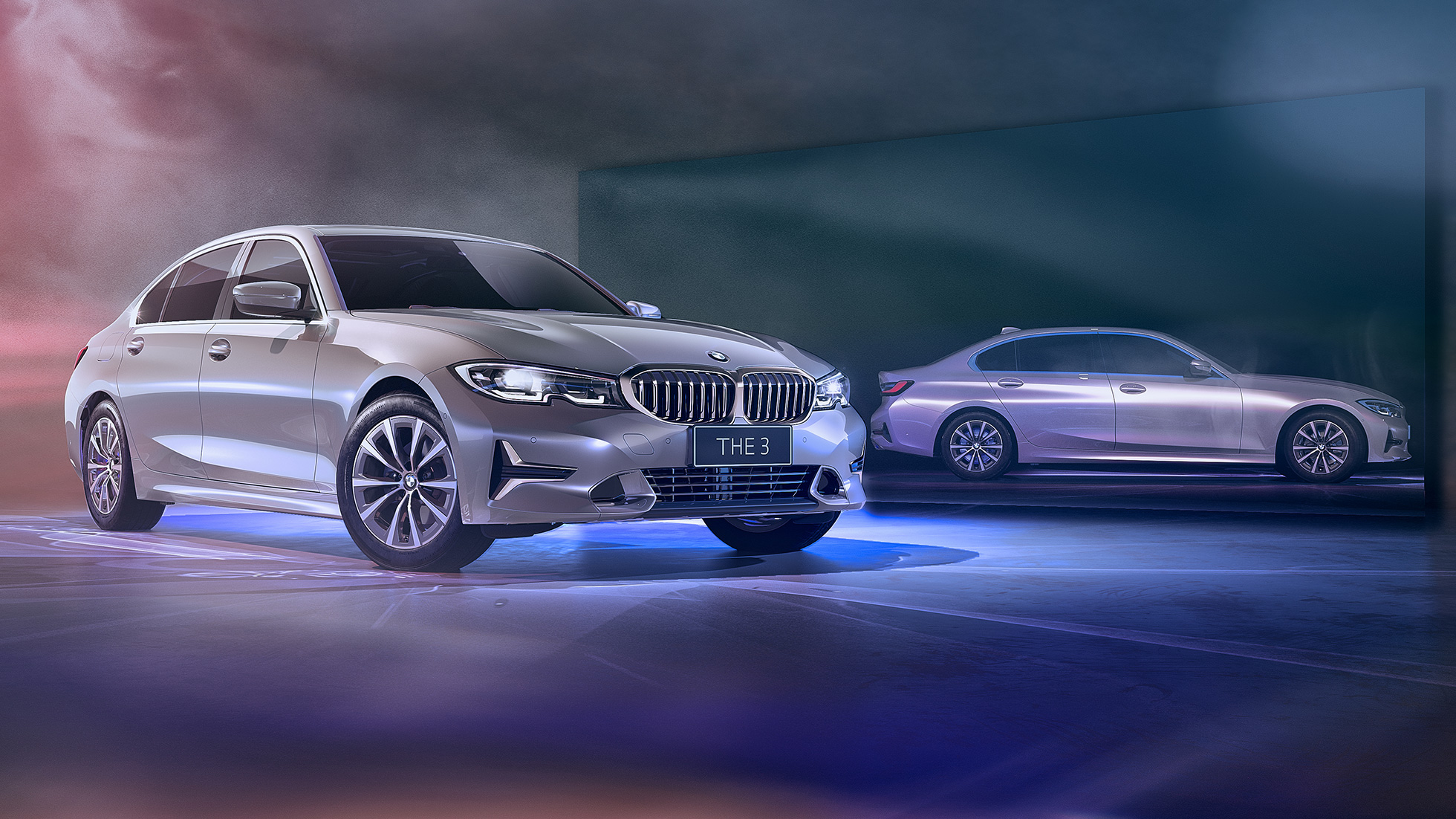 BMW 3 Series Gran Limousine G28 2021 exterior design BMW 3 Series Gran Limousine G28 2021 Cashmere Silver metallic exterior design three-quarter front view
