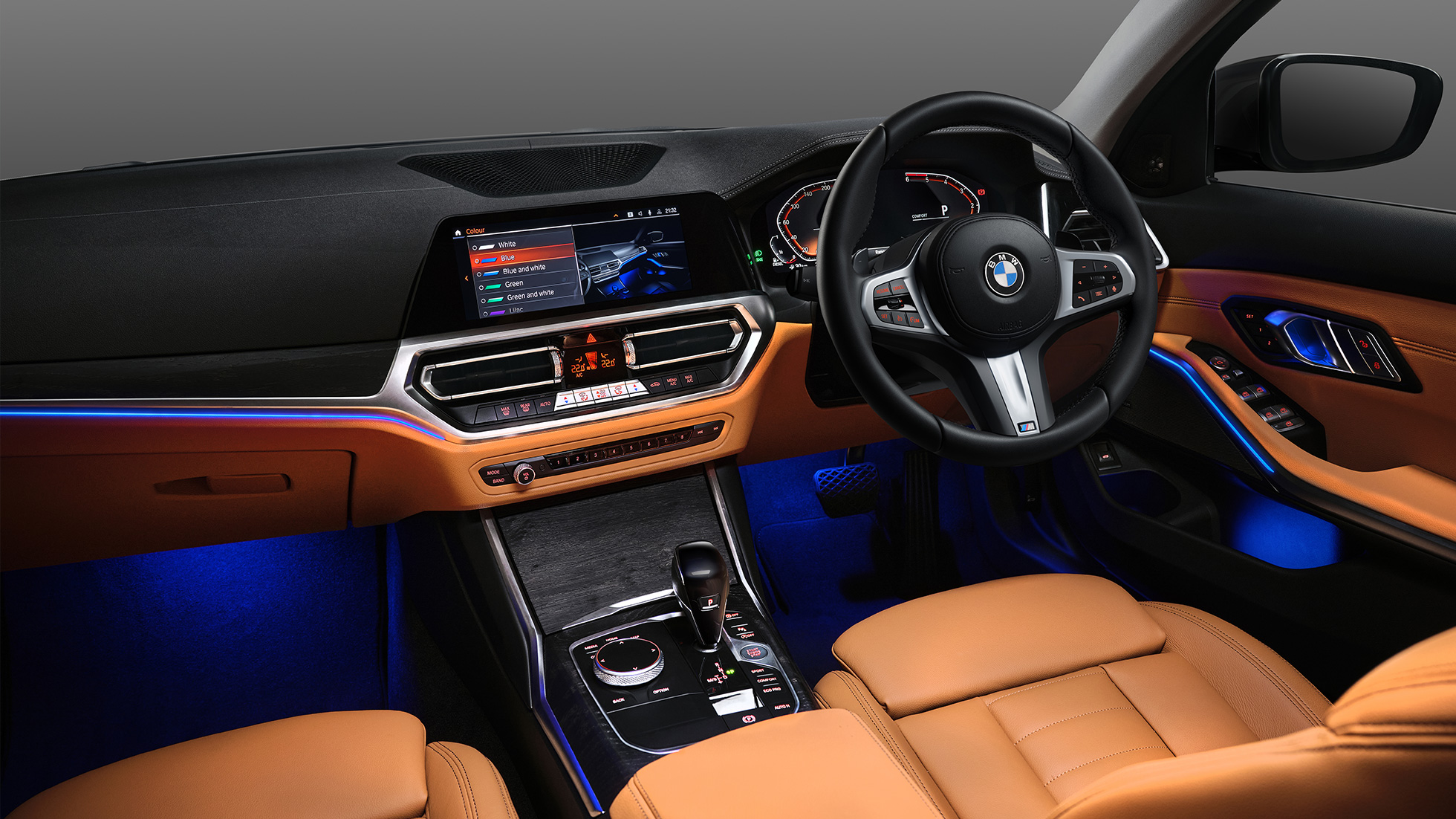 BMW 3 Series Sedan long-wheelbase G28 2021 M Sport package cockpit BMW 3 Series Sedan long-wheelbase G28 2021 M Sport package cockpit
