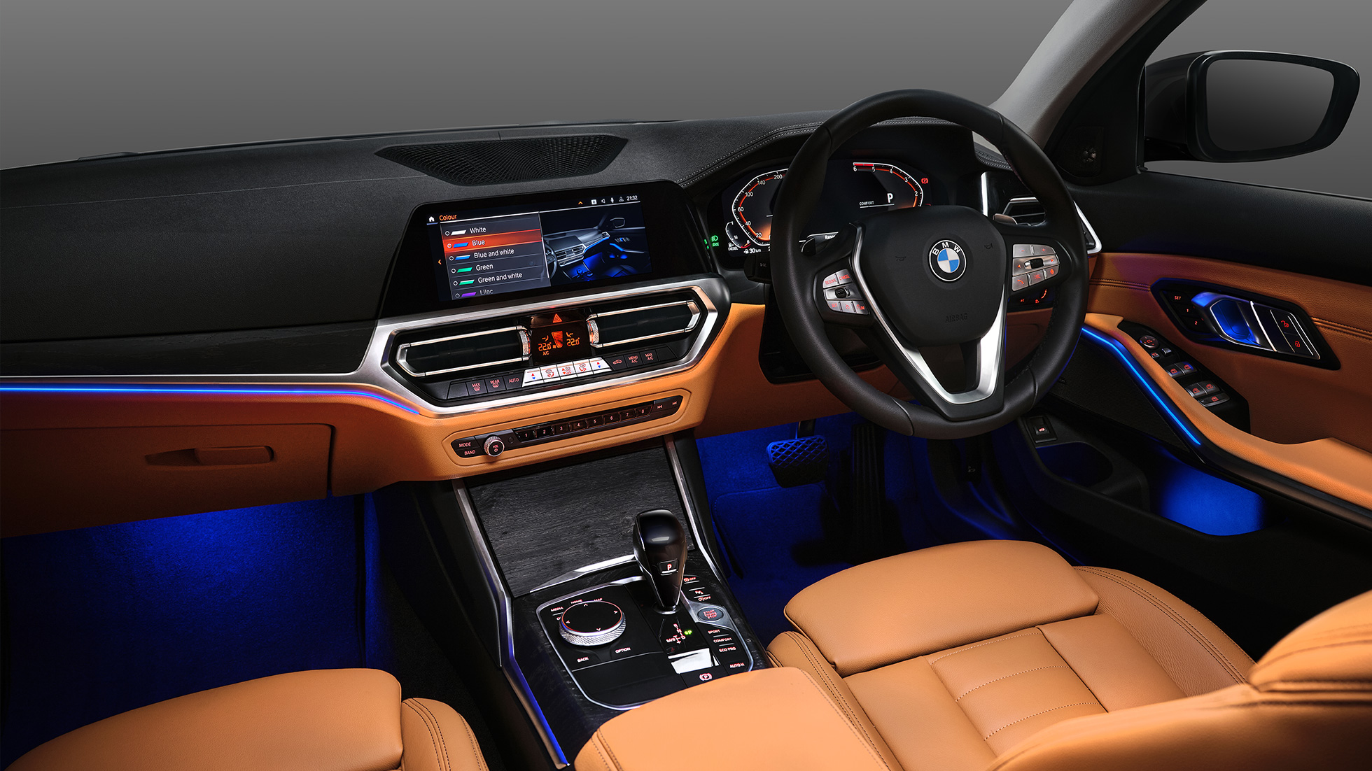 BMW 3 Series Sedan long-wheelbase G28 2021 Luxury Line cockpit BMW 3 Series Sedan long-wheelbase G28 2021 Luxury Line cockpit
