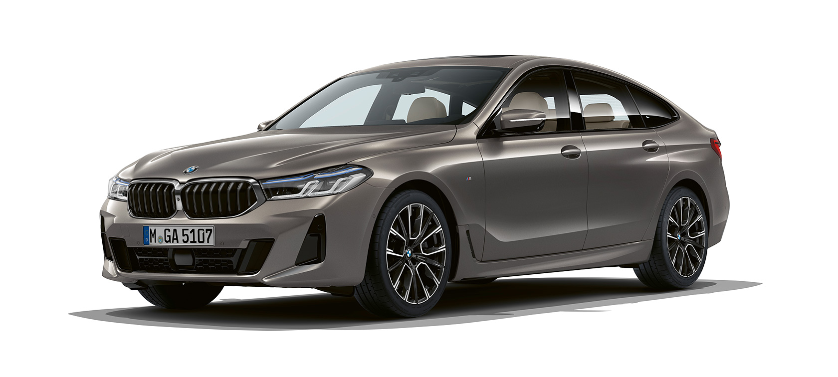 BMW 6 Series BMW 6 Series Bernina Grey in three-quarter front side view