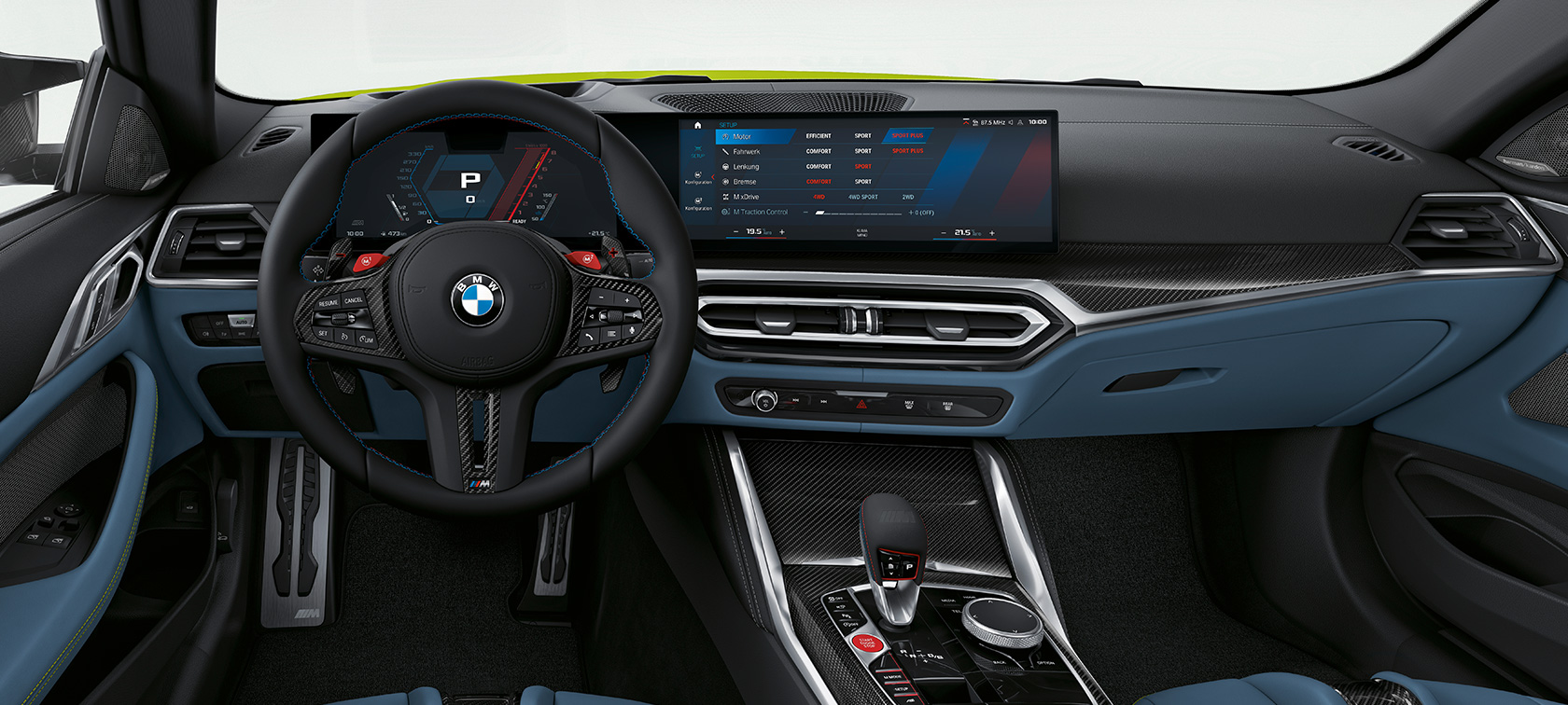 BMW M4 Competition Coupé with M xDrive cockpit BMW M4 Competition Coupé with M xDrive cockpit interior