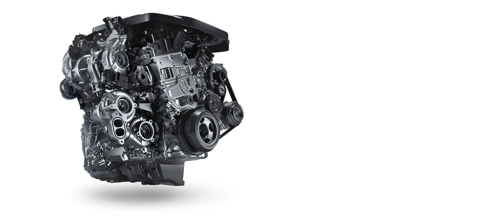 Engine of the BMW X5 M50d The M Performance TwinPower Turbo inline 6-cylinder diesel engine of the BMW X5 M50d