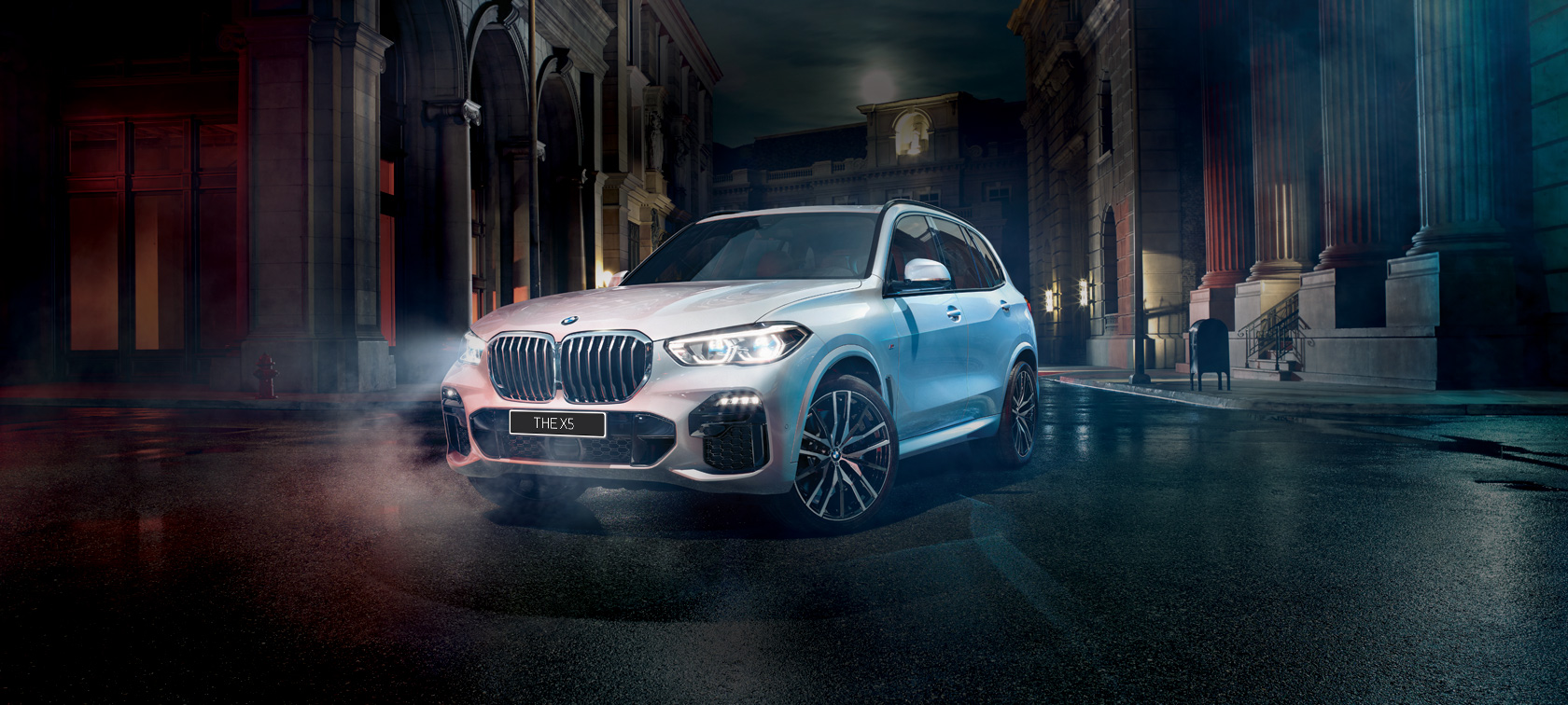 BMW X5 in action