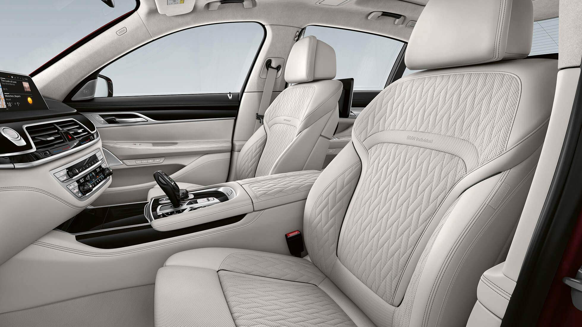BMW 745Le, leather upholstery BMW 745Le leather upholstery