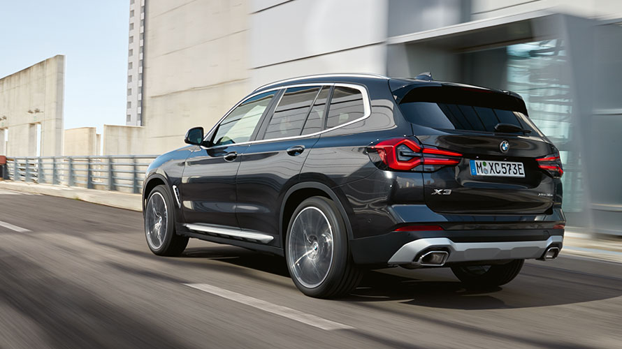 BMW X3 G01 Sophisto Grey rear design 2021 BMW X3 G01 Sophisto Grey close-up rear design 2021