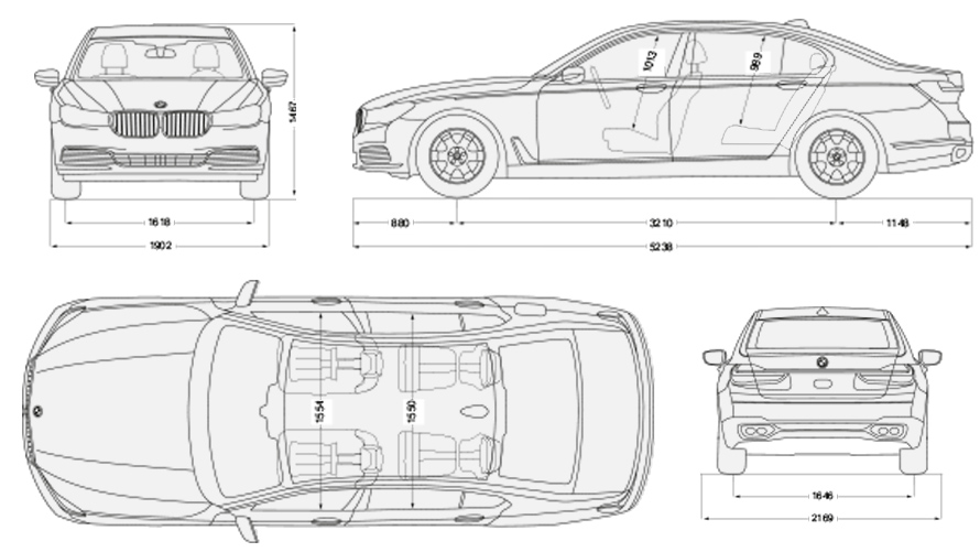 BMW 7 Series Technical Data