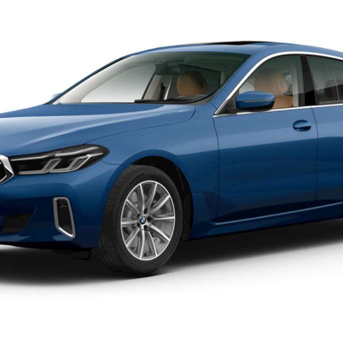 BMW 6 Series Luxury Line Dravit Grey three-quarter front view