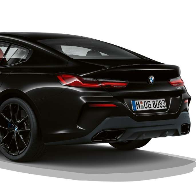 BMW 8 Series Gran Coupé, M Sport package three-quarter rear shot